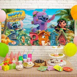 Disney Moana Birthday, Moana Birthday Banner, Custom Moana Backdrop, Kids Birthday Decor, Custom Birthday Backdrop NGRV11