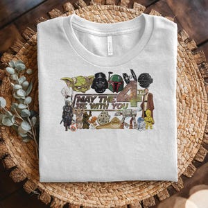 Retro Star Wars May The 4th Be With You 2025 Shirt, Galaxy&#39;s Edge May the Force be with you, Disneyworld, Disney Trip Tee NGQN05