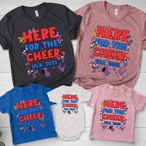 Customize Uca Nationals Cheerleader Tee, Summit Bound Mickey & Friends Tee,Disney cheerleading 2025 shirt,WDW Disneyland Trip Tee D-17012533