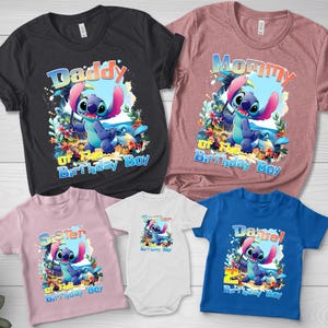 Stitch Birthday Shirt, Personalized Birthday Shirt, Custom Stitch Birthday Shirt, Stitch Birthday Girl, Stitch Birthday Family Shirts BYCU29