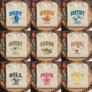 Disney Finding Nemo Shirt, Nemo and Friends T-Shirt, Finding Dory Tee, Crush and Squirt Sweatshirt, Pixar Nemo Matching Shirt BZGF01