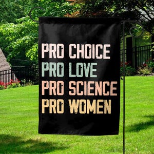 Feminist Flag Womens Rights are Human Rights Boho Garden Flag Pro Choice Flag Resist Flag Pro Roe Garden Flag My Body My Choice Sign D2FV19