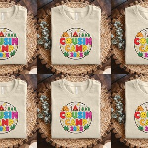 Cousin Camp 2025 Shirt, Cousin Crew 2025 Shirt, Matching Cousin Shirts,Summer Cousin Shirts D2IV30