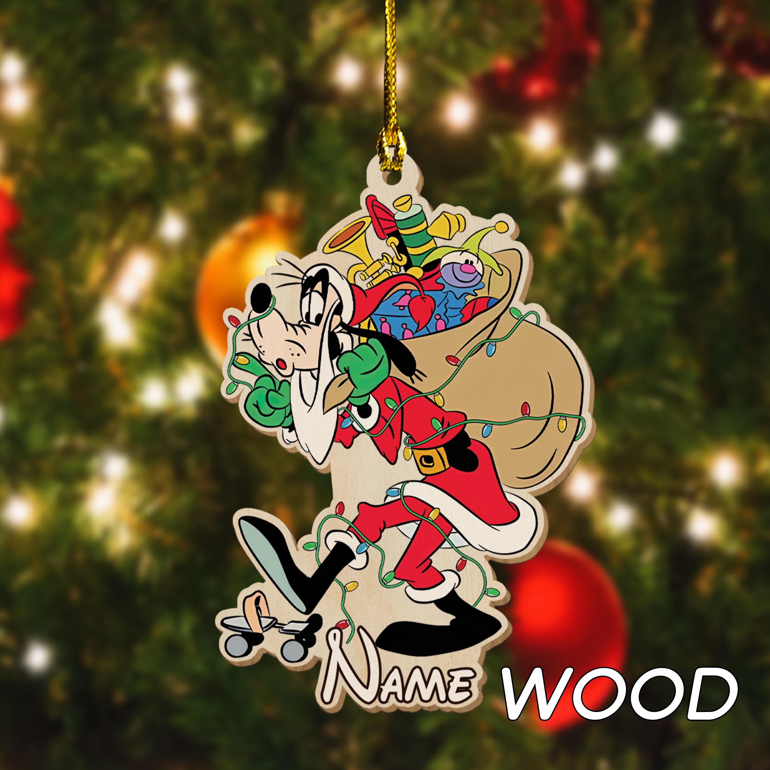 Disney A Goofy Movie Characters Christmas Lights Ornament, Santa Goofy