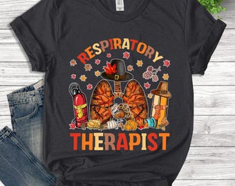 Thanksgiving Respiratory Therapist Shirt, Respiratory Therapy Shirt, Pumpkin Lung Shirt, Lung Squad Shirt, Pulmonologist Fall Shirt CYKN10