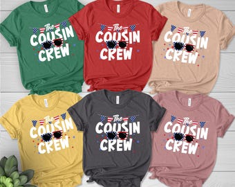 4th of July Shirt, USA Shirt, Patriotic Shirt, Cousin Crew Shirts, The Cousin Crew Shirt, America Tee,Independence Day,Fourth of July D1GM04