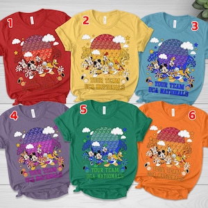 Customize Uca Nationals Cheerleader Tee, Summit Bound Mickey & Friends Tee,Disney cheerleading 2025 shirt,WDW Disneyland Trip Tee D-17012531