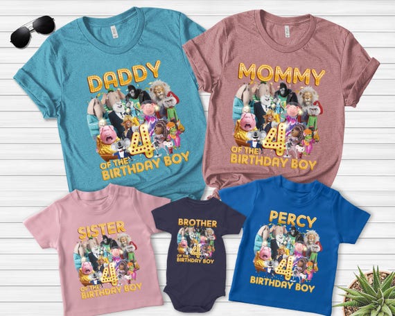 Dad Of The Birthday Boys T-Shirt Circus Birthday's Son Dad Of The Birthday Boys T-Shirt Circus Birthday's Son