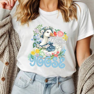 Mama Goose Shirt, Mama Silly Goose Shirt, Nana Goose Shirt, Mothers Day Gift, Pregnancy Shirt Bow, Gift For Mama, Daddy Goose Shirt NGPC14