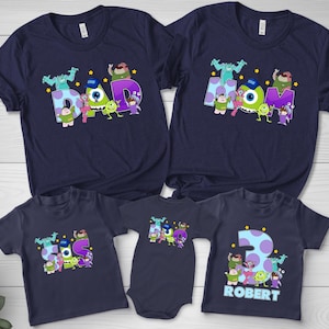 Monster Inc Family Shirt, Monster University Birthday Shirt, Mike And Sulley Shirt, Monster Family Birthday Party Shirt BYBA21