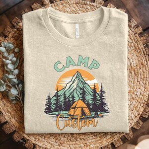 Custom Camp Shirt, Camp Gifts, Custom Family Reunion Shirt, Cousın Camp Gift, Camp Crew Shirt, Camping Trip Shirt, Camping Family Tee NGQF01