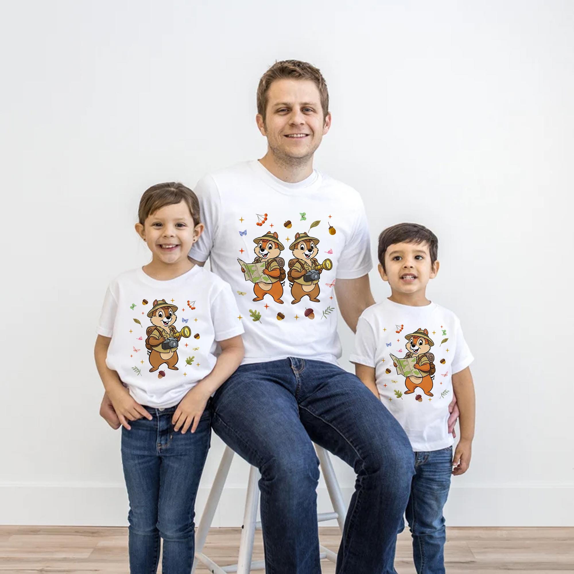 Chip N Dale Safari T-Shirt, Chip And Dale Shirt, Disney Chip N Dale Shirt, Chip And Dale Animal Kingdom Shirt, Disney Safar D2GS39