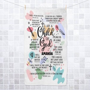 Hand Towel, Christian Kitchen Towel, Bible Verse Kitchen Decor, Cotton Twill Housewarming Gift, Hostess Gift, Kitchen Accessories D2IL25