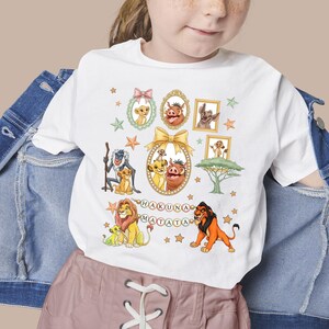 Retro Coquette Bows Hakuna Matata shirt, Disney Lion King Shirt, Simba Timon Pumbaa Animal Kingdom shirt, Disney Girl Trip Tee NGSV05