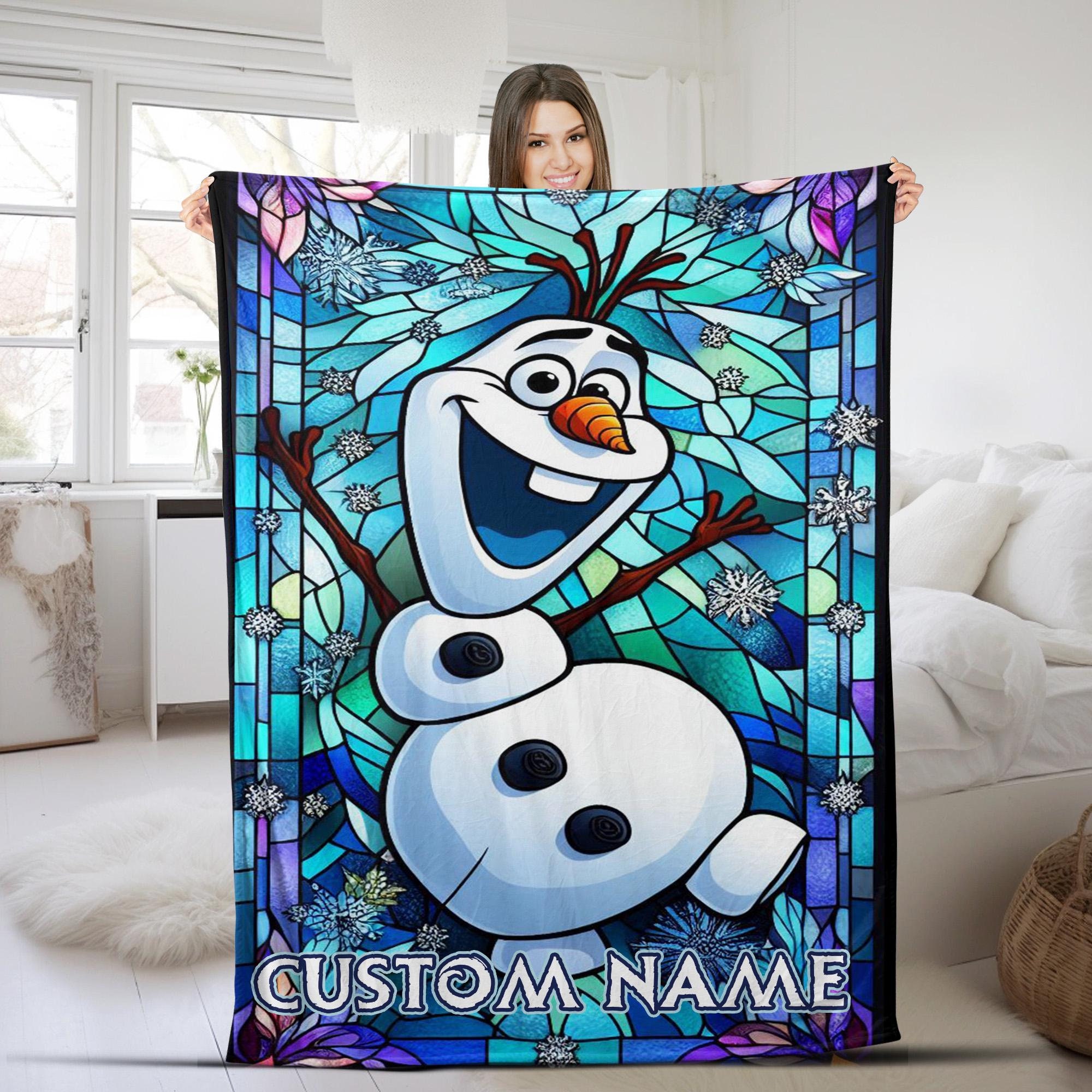 Olaf Blanket Etsy