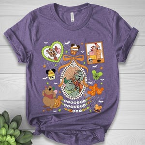 Coquette Bow Disney Jaq And Gus Halloween T-Shirt, Jaq And Gus Gus Halloween Shirt, Bibbidi Bobbidi Boo, Princess Halloween Shirt C1IK08