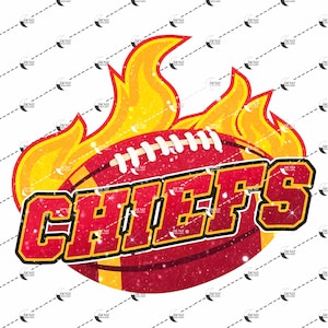 Chiefs Ready to Press PNG Sublimation DTG DTF File