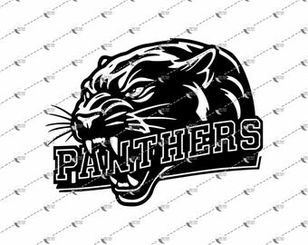 Panthers Mascot SVG Design: Team Logo (PNG)