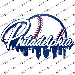 Philadelphia Baseball Svg Design, Png, Sublimation, Cricut, Dtg, Dtf Design File
