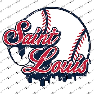 Saint Louis Baseball Design, Png, Sublimation, Svg, Cricut, Dtg, Dtf Design File