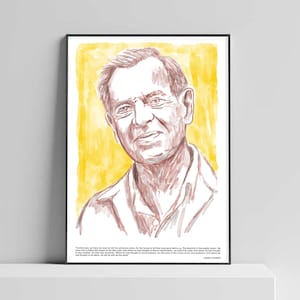 DOWNLOAD IMMEDIATO Poster artistico stampabile di Joseph Campbell. Citazione ispiratrice di Motivasyonel. Tecnica di disegno a mano. Stampa digitale di GRANDI DIMENSIONI.