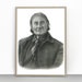 Geronimo Original Hand Drawn Portrait Poster Native American - Etsy