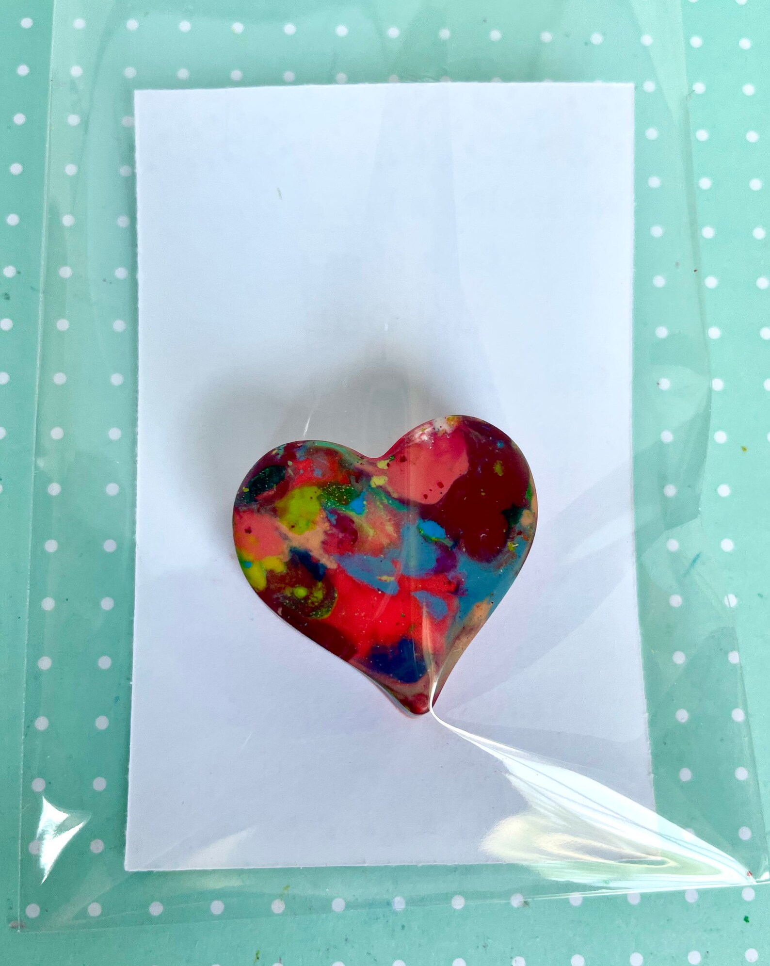 HEART CRAYON Box That Talked Poem Favor Student Gift From Etsy