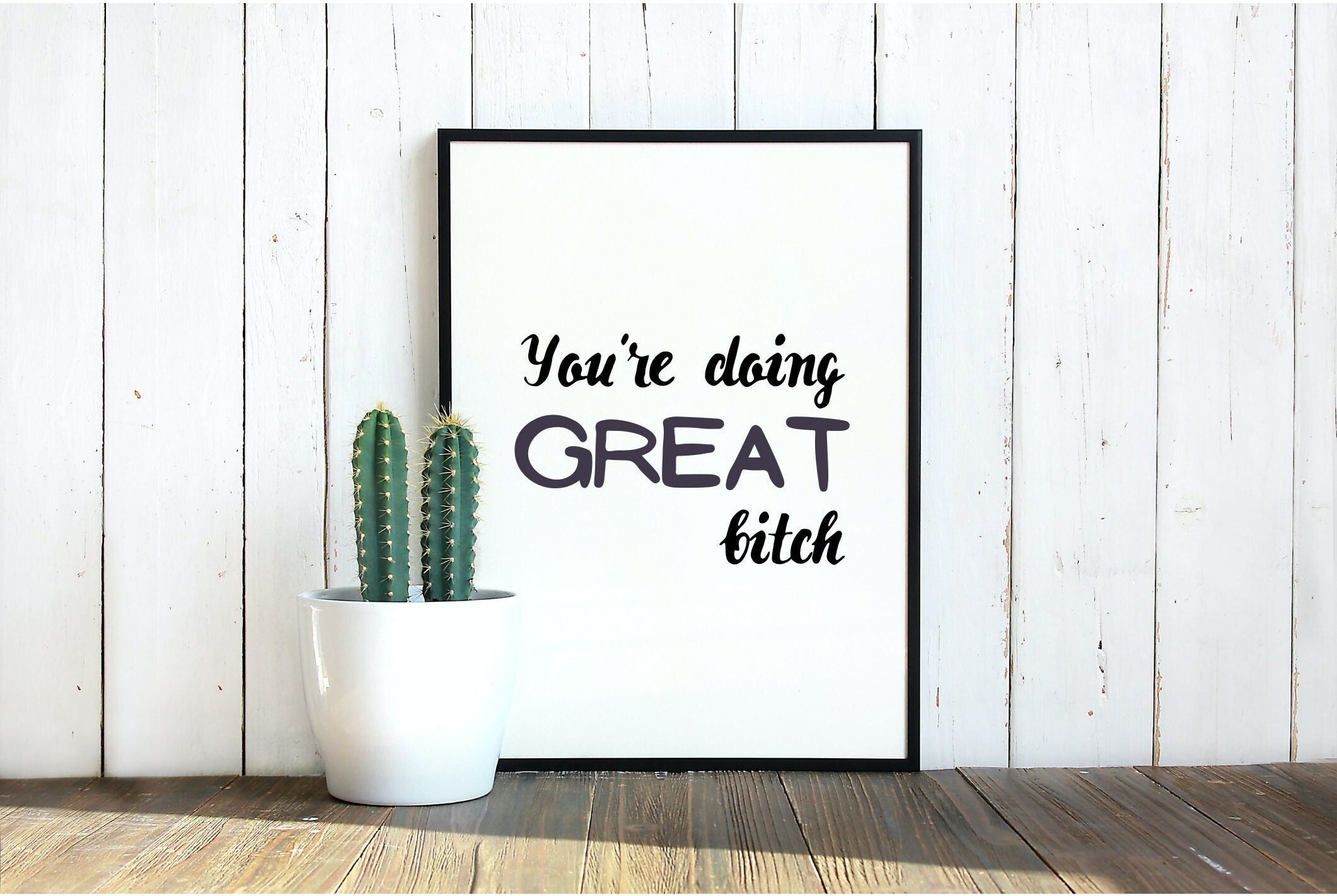 Poster motivational mit Spruch, Das machst du toll, Motivationsposter