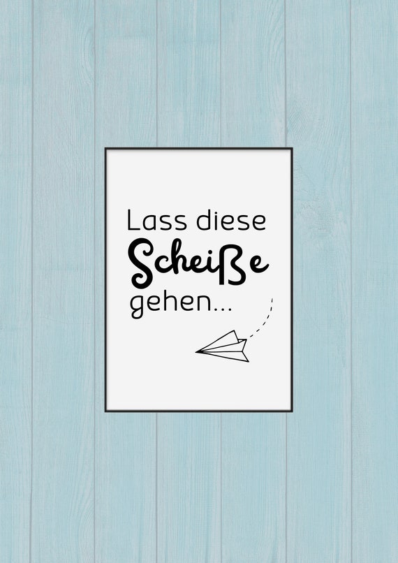 Lustige Poster Toilette Toilette Poster Scheiße Poster Bad Etsy