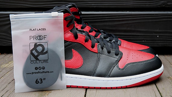 Air Jordan 1 Platte SchoenVeters Zwarte vervangende veters - Etsy België