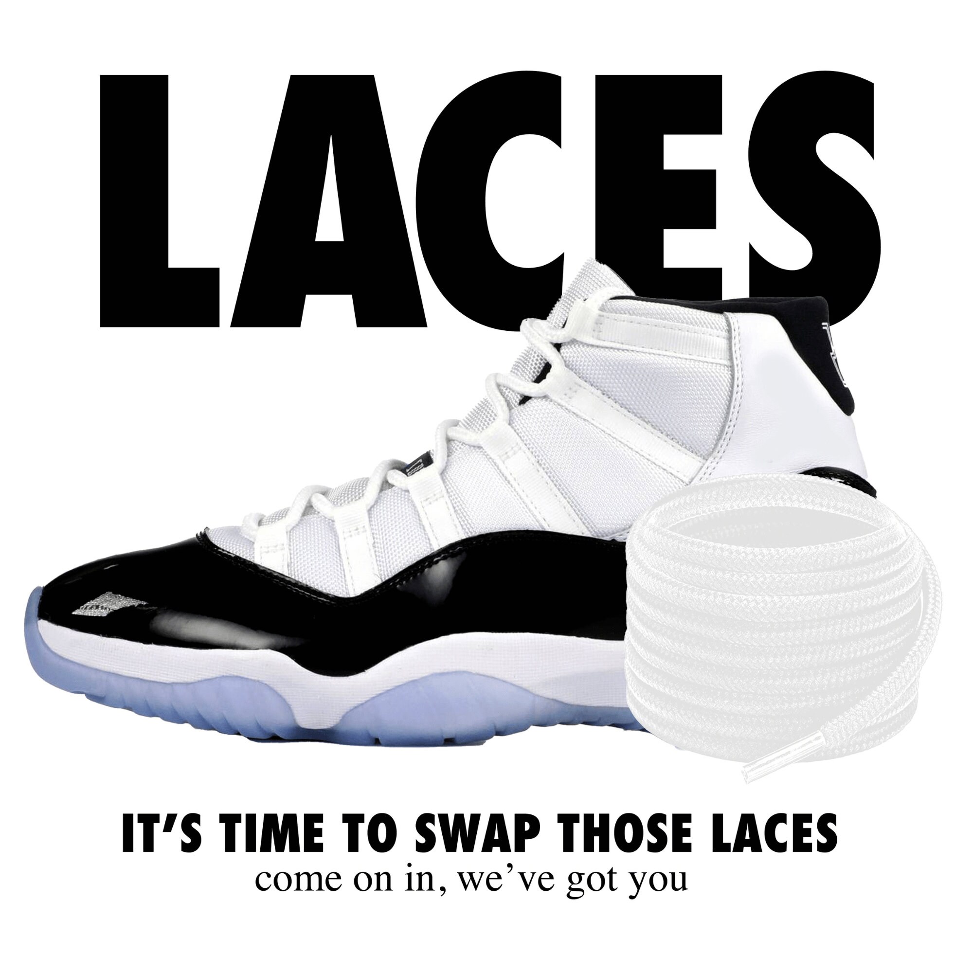 Jordan concord shop laces