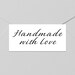 Printable Handmade With Love Sticker Label Business - Etsy