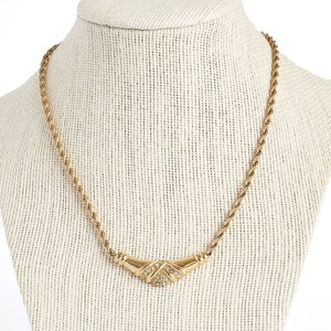 Vintage GIVENCHY Necklace, Givenchy Vintage, Vintage gold plated necklace, Givenchy Necklace