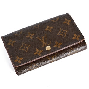 Louis Vuitton Black Epi Leather Porte Monnaie Billets Tresor Wallet