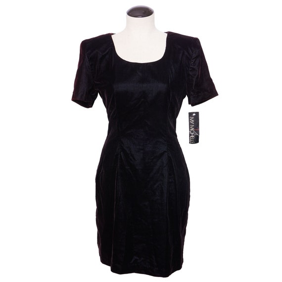 Vintage My Michelle Velvet Mini Dress, L, Deadsto… - image 6