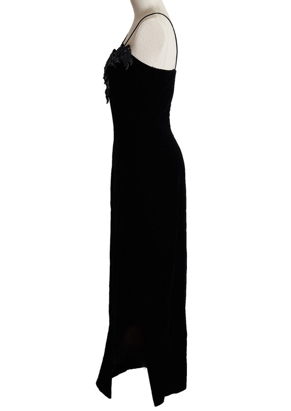 Zum Zum Vintage Evening Gown, Size S, Velvet and … - image 3