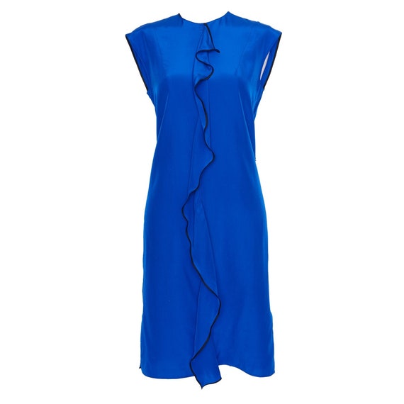 Louis Vuitton Bi-Material A-Line Dress Marron Chiné. Size 36