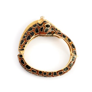 CINER Giraffe Bracelet Vintage, Swarovski Crystal, Collectible, 1980s