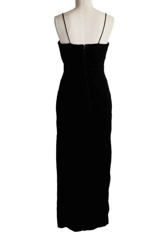 Zum Zum Vintage Evening Gown, Size S, Velvet and … - image 4