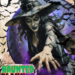 Haunted Horror Planner | Gothic Digital Planner Pages | Undated Daily, Weekly, Goals, Budget & Fitness Tracker | Halloween Digital Download