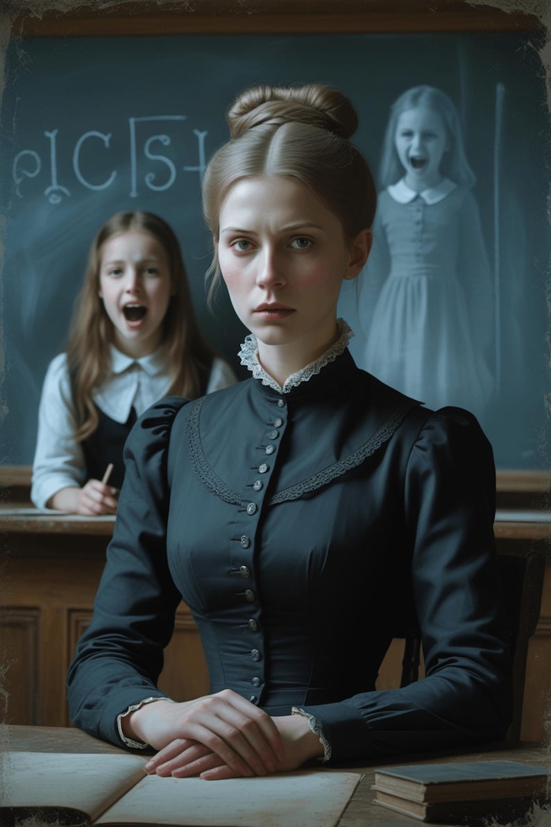 Mrs. Everlee’s Finishing School | Hyper-realistic Sfumato Ghost ...