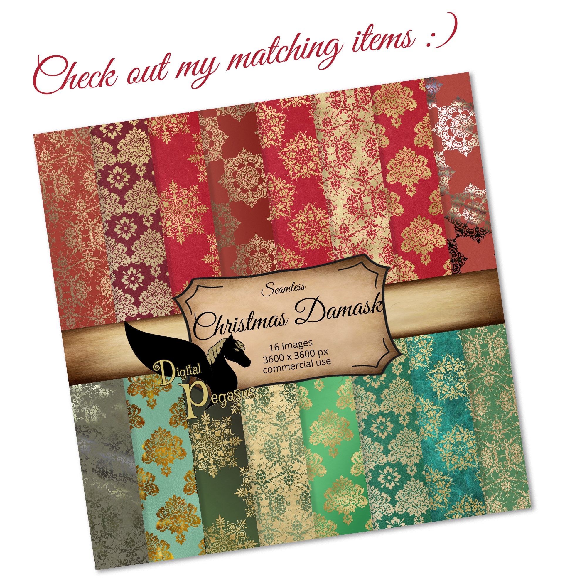 Black Scrapbook Paper Damask Digital Paper Black Stone Etsy