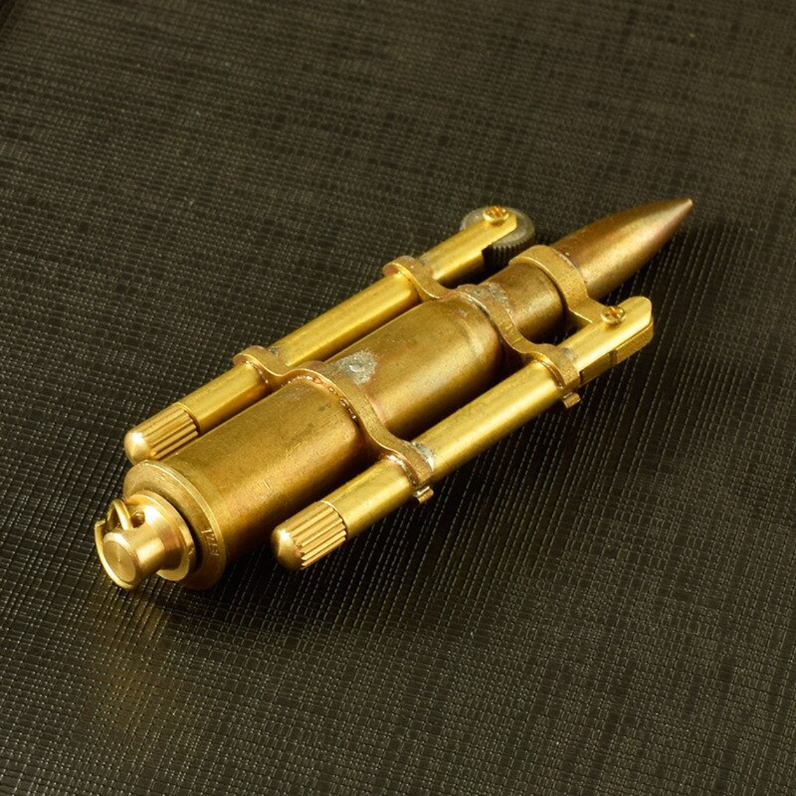 Unique Lighter Handmade Retro Brass Bullet Shape Vintage Etsy