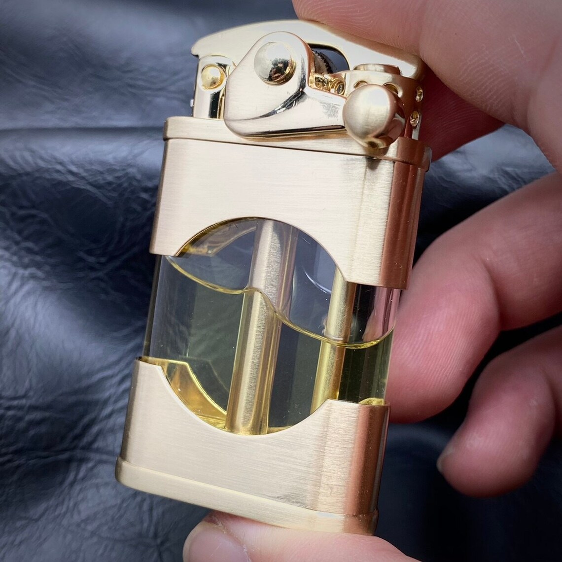 Automatic ignition Lighter Handmade Brass Lighters Unique Etsy