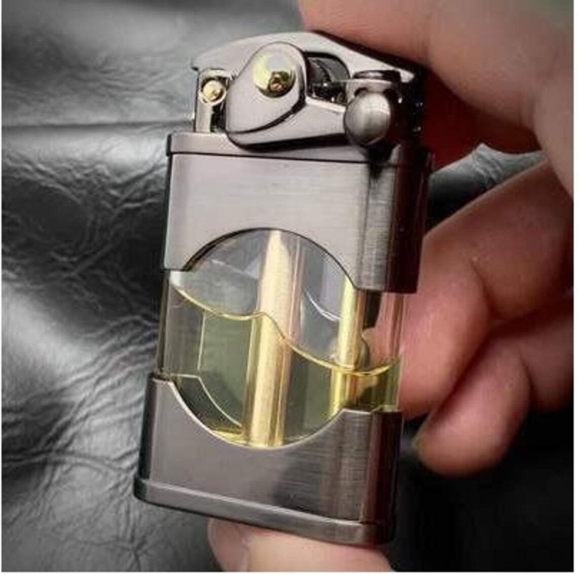 Automatic ignition Lighter Handmade Brass Lighters Unique Etsy