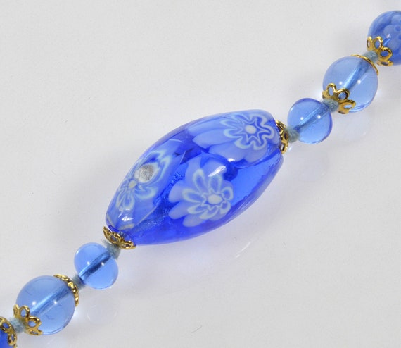 Vtg 50's Venetian Murano Glass Bead Necklace Matc… - image 6
