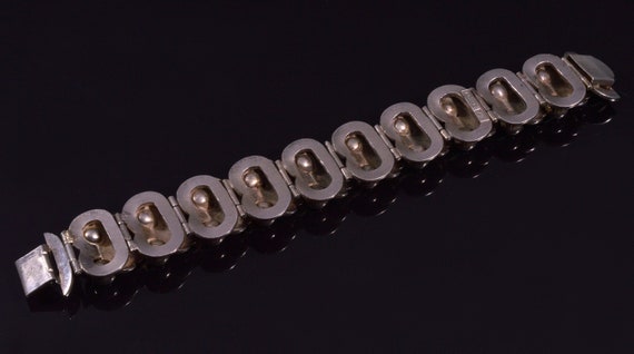 Early Mexican Taxco Silver Bracelet C.1930 - image 4