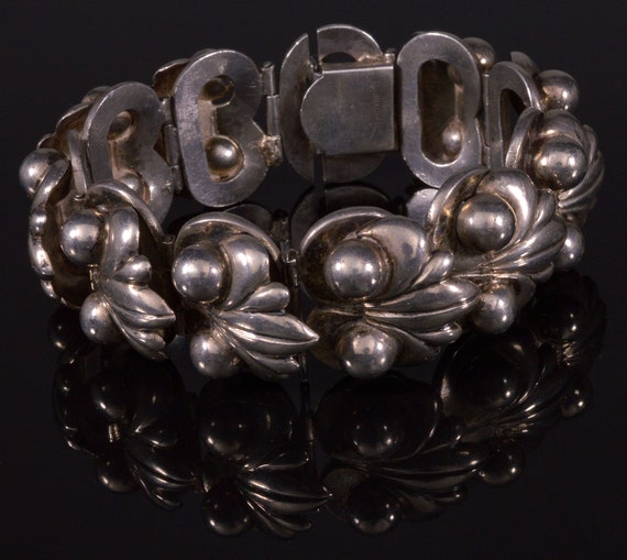 Early Mexican Taxco Silver Bracelet C.1930 - image 1