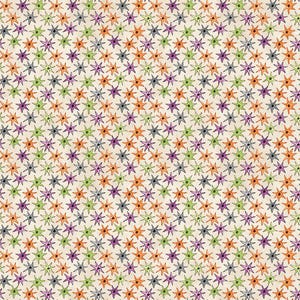 Ghoul Friends Stars Cream by Teresa Kogut for Riley Blake Designs, sold in 1/2 yard increments, cut as one continuous piece