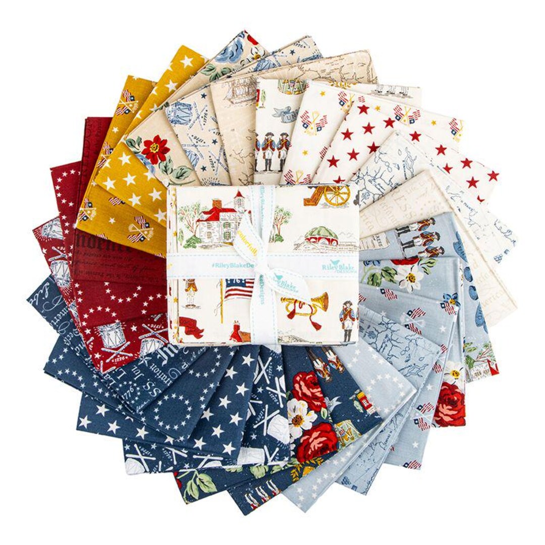 Independence Fat Quarter Bundle 24 Pcs. by Riley Blake Designs - Etsy